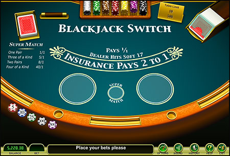 play blackjack switch demo online