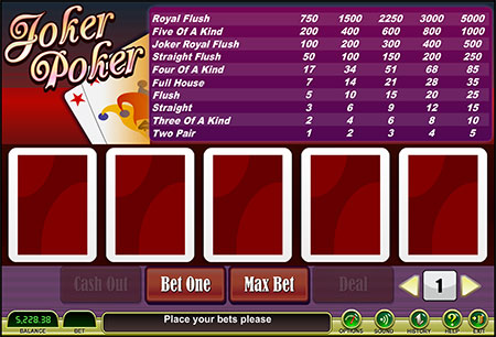 joker poker prb spil