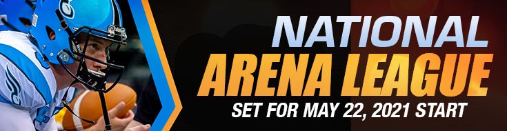 National Arena League Betting is set for a May 22, 2021 Start