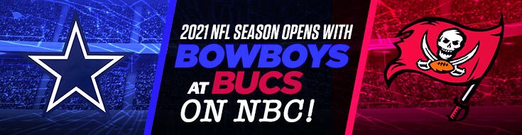 Dallas Cowboys vs. Tampa Bay Buccaneers NFL Odds (09/09/2021)