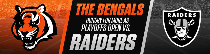 Raiders vs. Bengals odds, line: 2022 NFL playoff picks, Wild Card