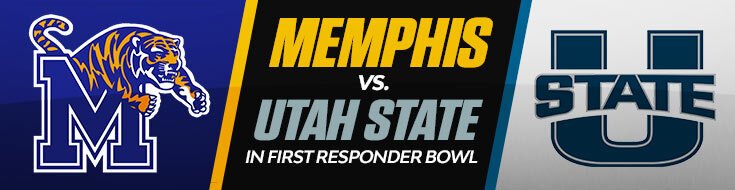 2022 First Responder Bowl Memphis Tigers Vs Utah State Odds 7012