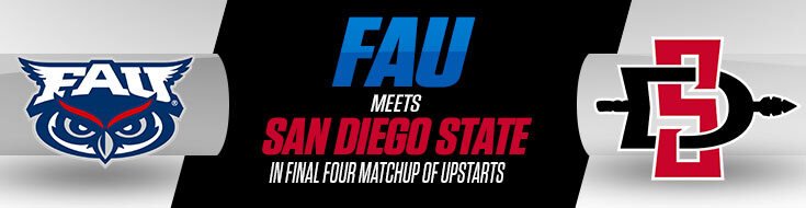 Final Four Odds: San Diego State vs Florida Atlantic Lines, Spread, Time