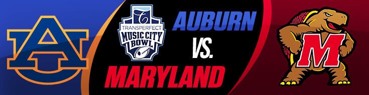 Music City Bowl Auburn vs. Maryland Betting Preview & Odds