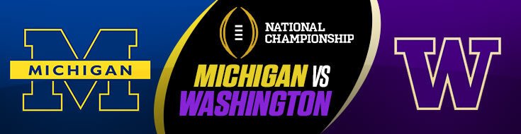 National Championship Game Michigan Vs. Washington Odds